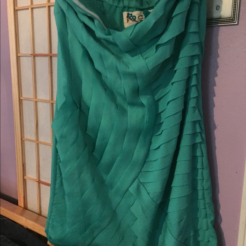 Turquoise party dress